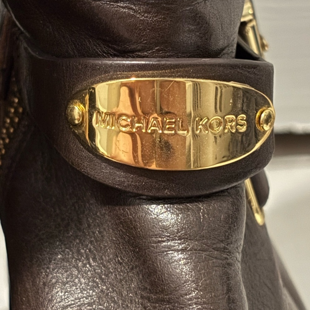 Michael Kors Dark Brown Over the Knee Boots - Picture 5 of 15